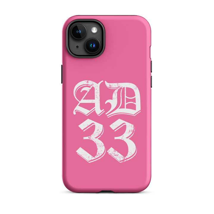 Christian Phone Case AD 33 Old English Pink for iPhone® iPhone® Phone Cases Matte iPhone 15 Plus 