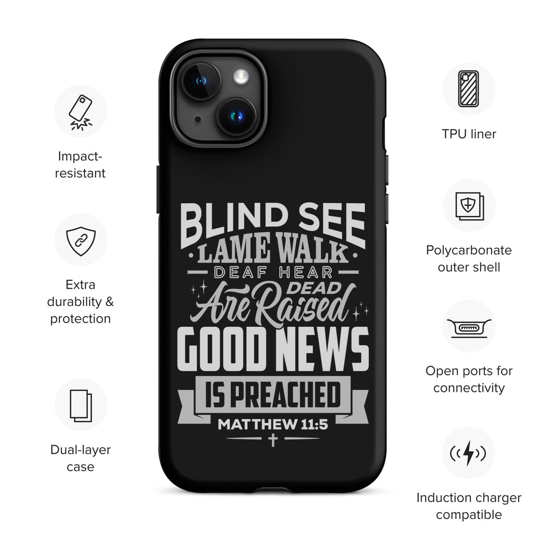 Christian Phone Case Go Tell John Black for iPhone® iPhone® Phone Cases   