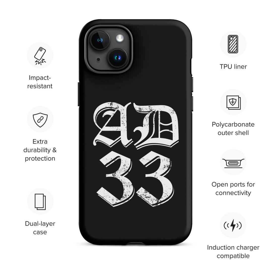 Christian Phone Case AD 33 Old English Black for iPhone® iPhone® Phone Cases   