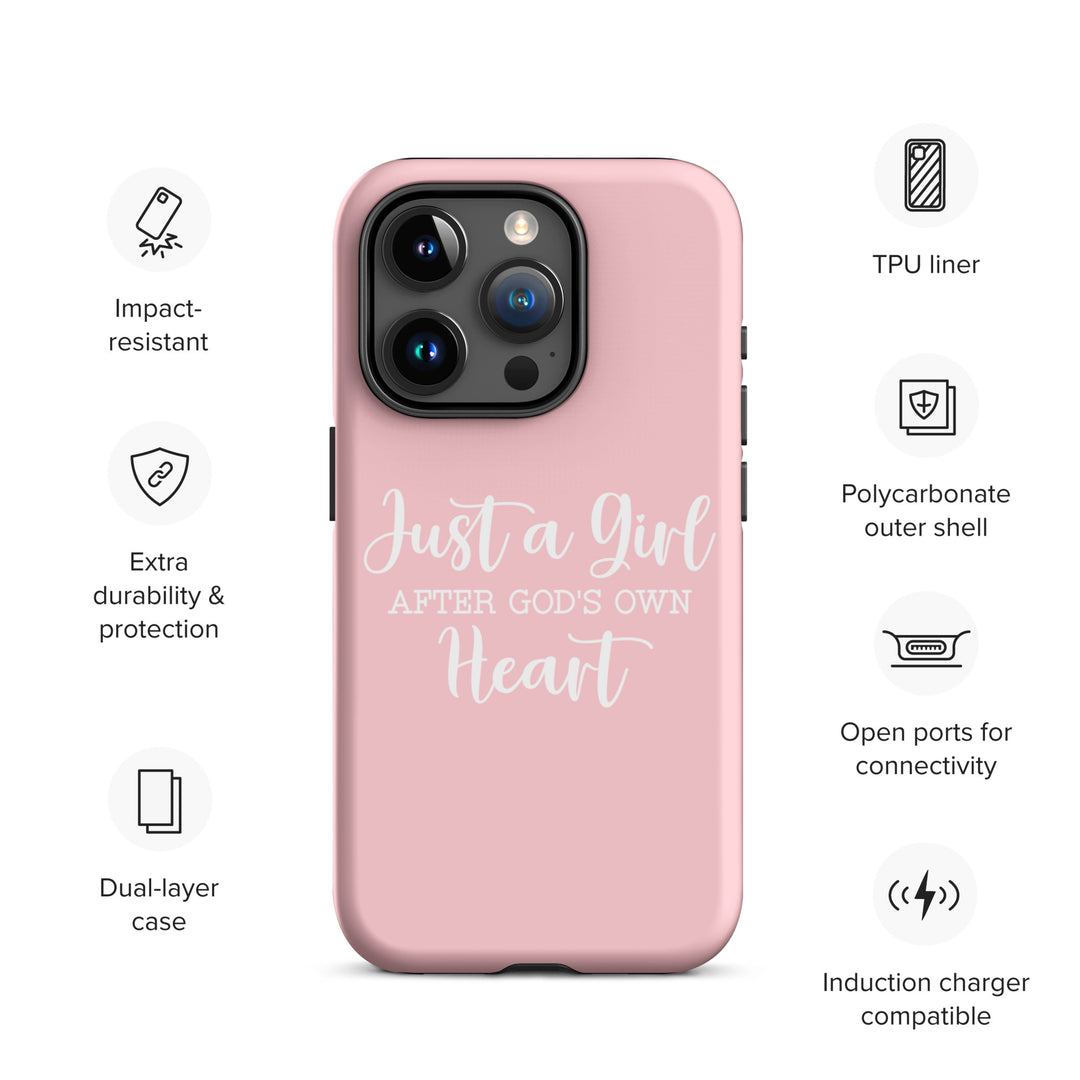 Christian Phone Case Girl After God's Heart for iPhone® iPhone® Phone Cases   