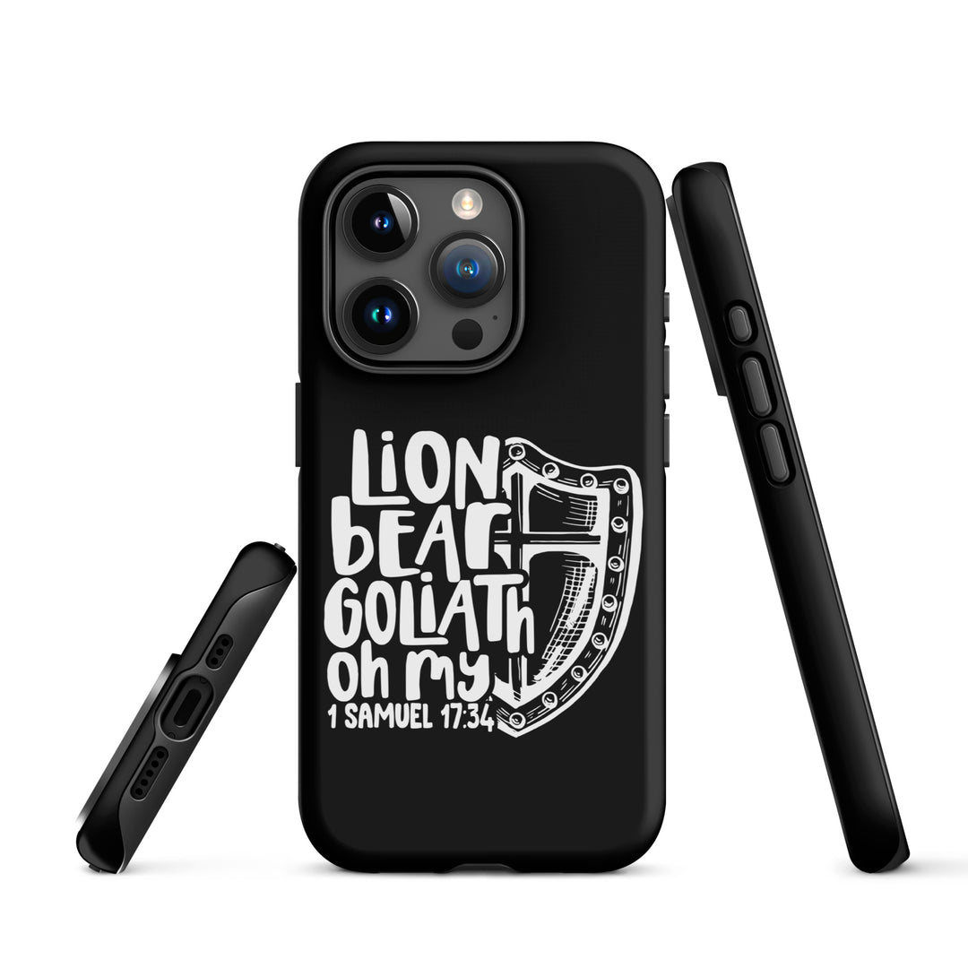 Christian Phone Case Lion Bear Goliath Oh My for iPhone® iPhone® Phone Cases   