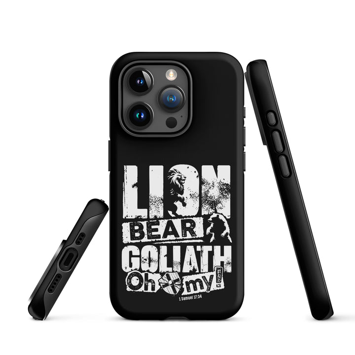 Christian Phone Case Lion Bear Goliath for iPhone® iPhone® Phone Cases   