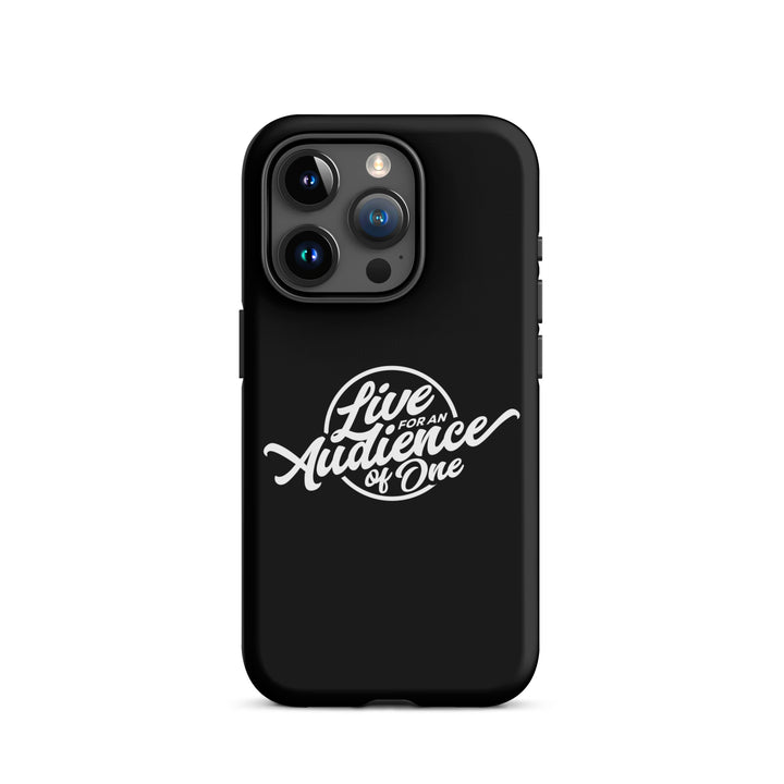 Christian Phone Case Audience of One Black for iPhone® iPhone® Phone Cases Matte iPhone 15 Pro 