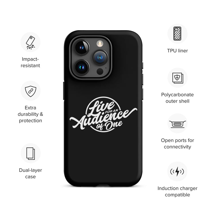 Christian Phone Case Audience of One Black for iPhone® iPhone® Phone Cases   