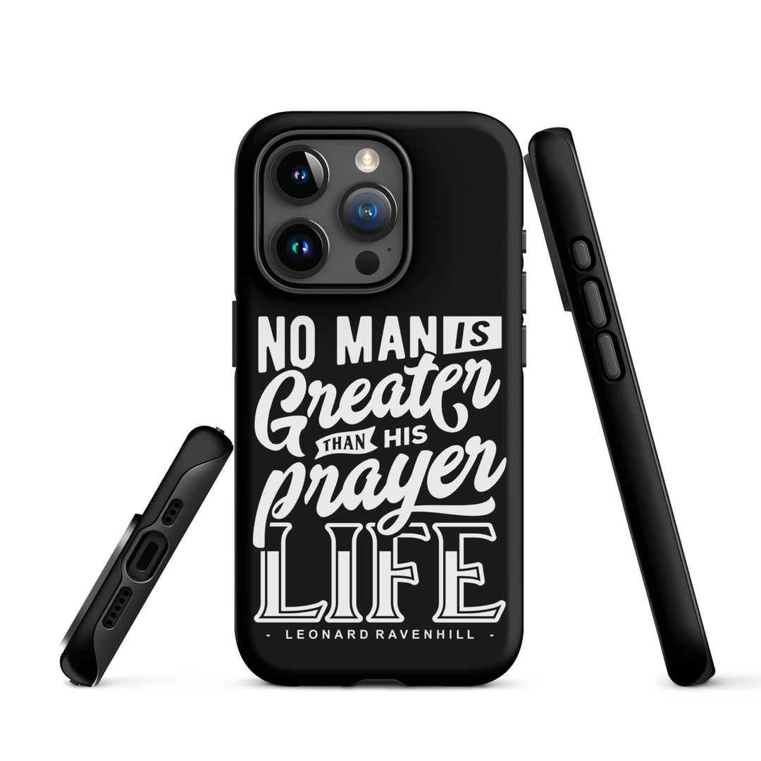 Christian Phone Case Prayer Life Black for iPhone® iPhone® Phone Cases   