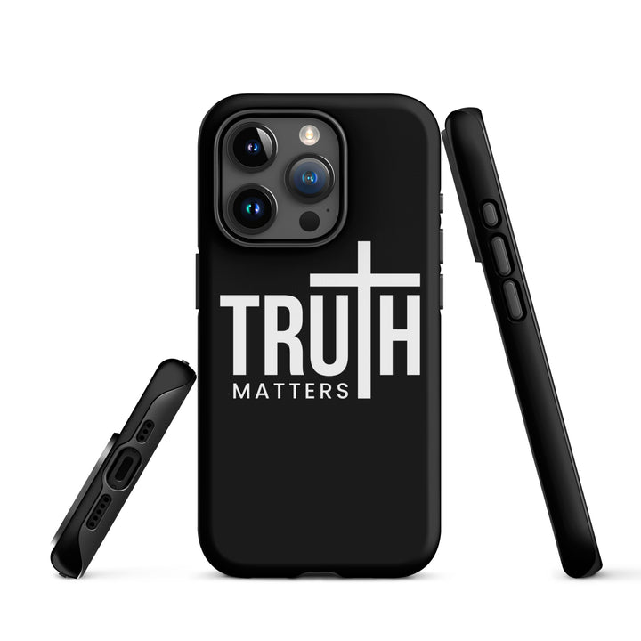 Christian Phone Case Truth Matters Black for iPhone® iPhone® Phone Cases   