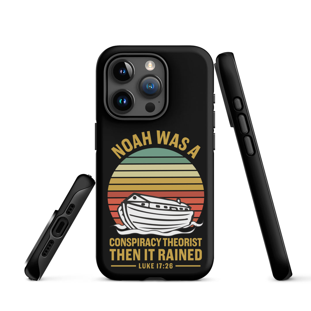 Christian Phone Case Noah Conspiracy Black for iPhone® iPhone® Phone Cases   