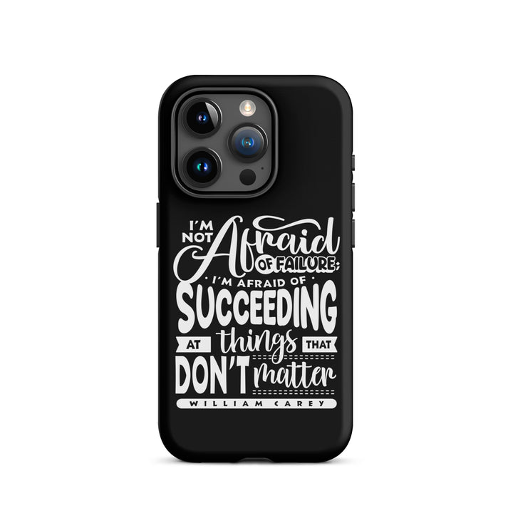 Christian Phone Case Things That Matter Black for iPhone® iPhone® Phone Cases Matte iPhone 15 Pro 