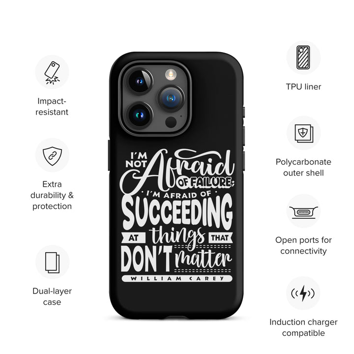 Christian Phone Case Things That Matter Black for iPhone® iPhone® Phone Cases   