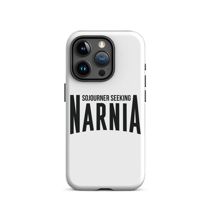 Christian Phone Case Sojourner Seeking Narnia White for iPhone® iPhone® Phone Cases Matte iPhone 15 Pro 