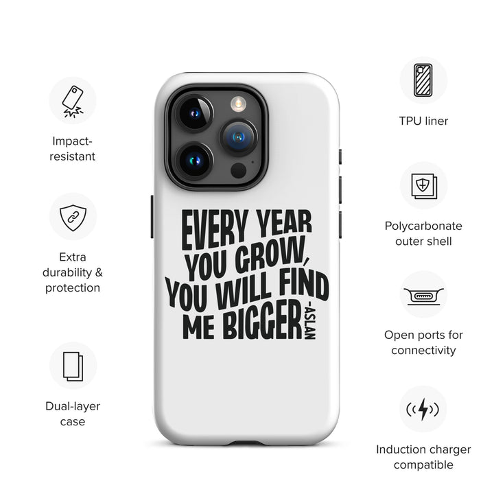 Christian Phone Case Every Year You Grow White  for iPhone® iPhone® Phone Cases   