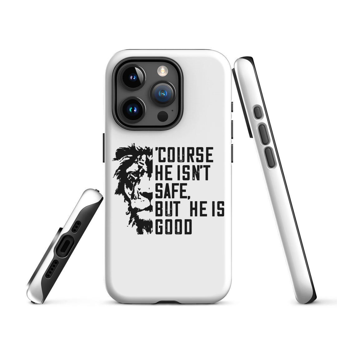 Christian Phone Case 'Course He Isn't Safe White for iPhone® iPhone® Phone Cases   