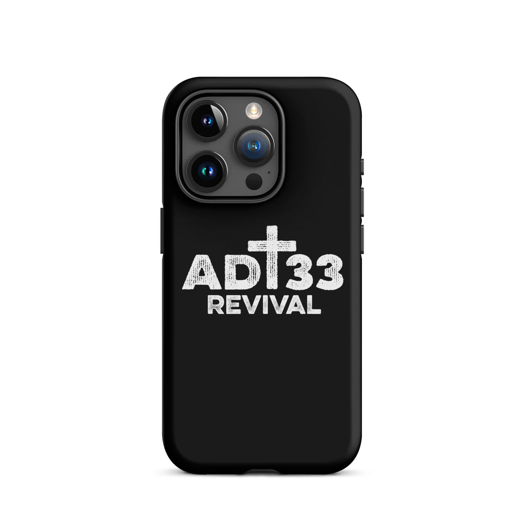 Christian Phone Case AD 33 Revival Black for iPhone® iPhone® Phone Cases Matte iPhone 15 Pro 