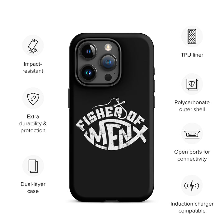 Christian Phone Case Fisher of Men Black for iPhone® iPhone® Phone Cases   