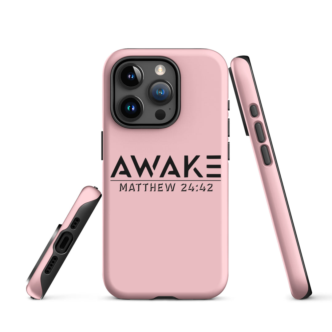 Christian Phone Case Awake Pink for iPhone® iPhone® Phone Cases   