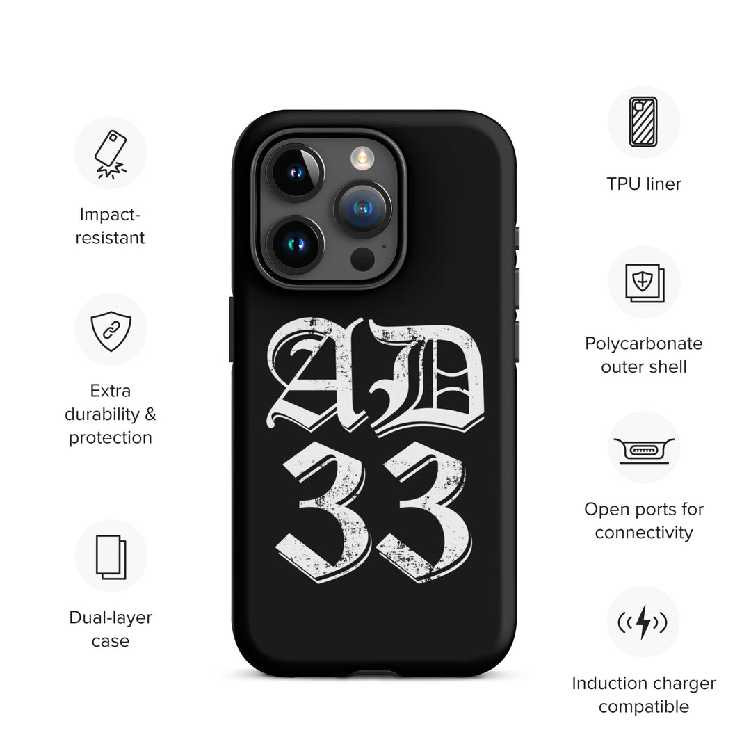 Christian Phone Case AD 33 Old English Black for iPhone® iPhone® Phone Cases   