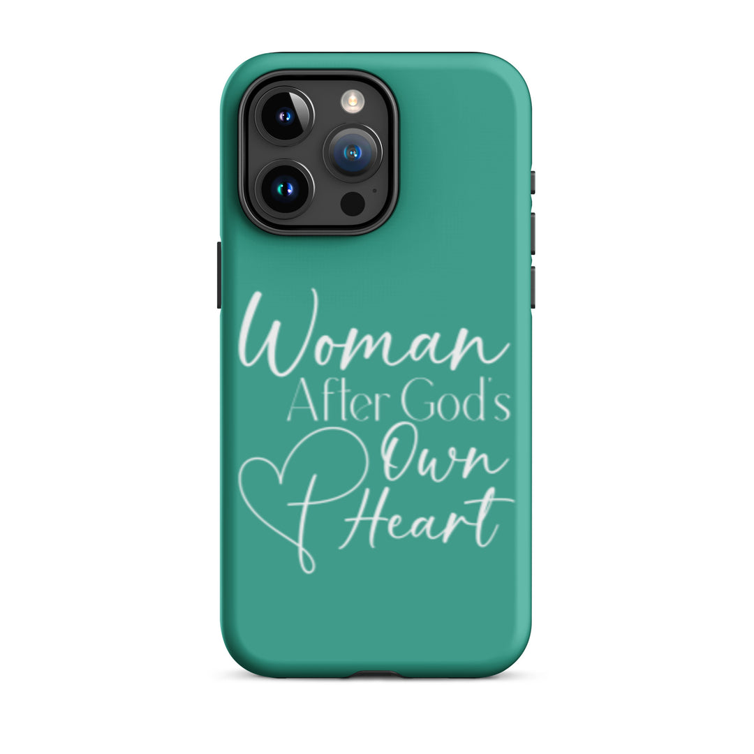 Christian Phone Case Woman After God's Heart for iPhone® iPhone® Phone Cases Matte iPhone 15 Pro Max 