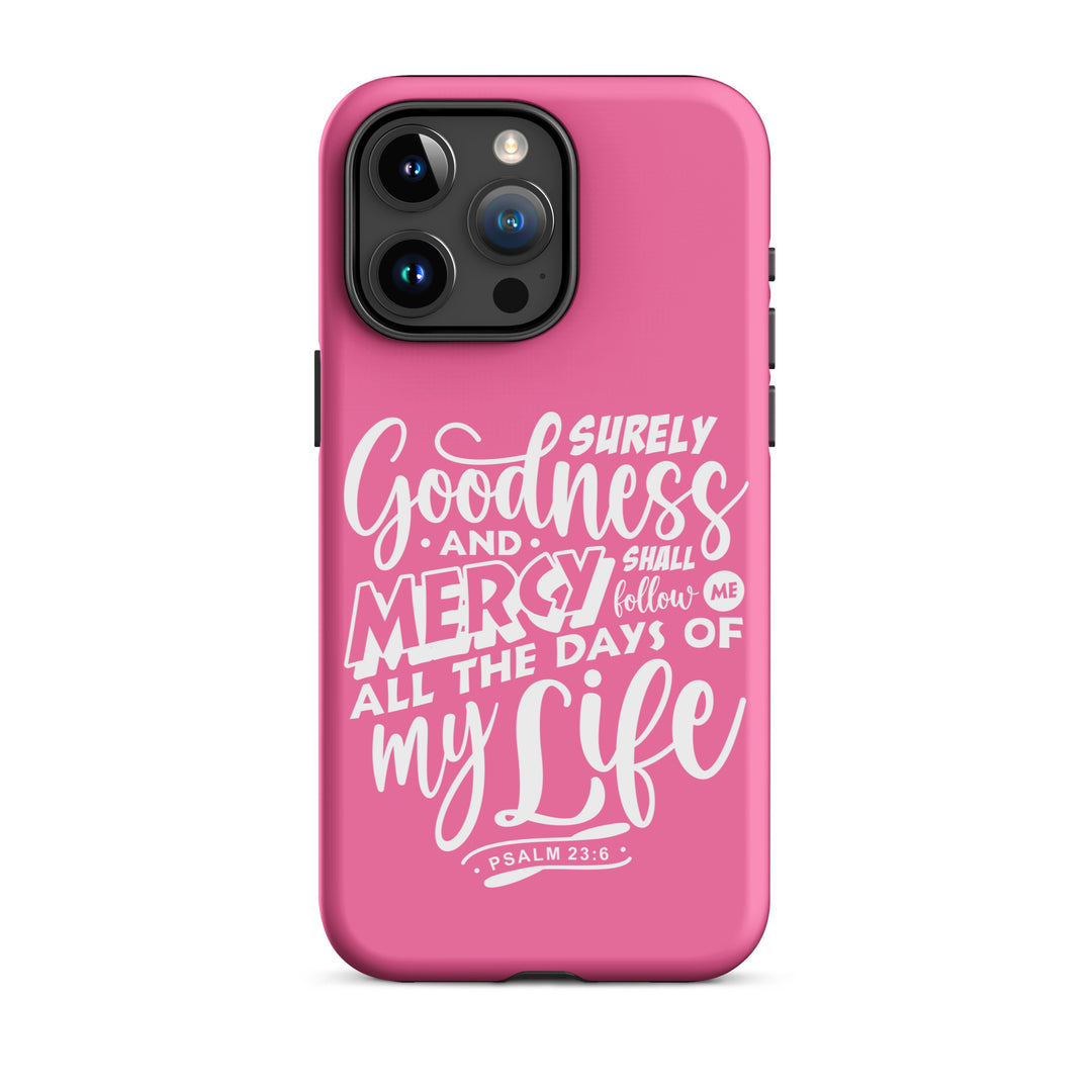 Christian Phone Case Goodness and Mercy for iPhone® iPhone® Phone Cases Matte iPhone 15 Pro Max 