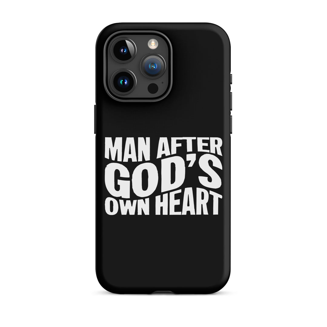 Christian Phone Case Man After God's Heart for iPhone® iPhone® Phone Cases Matte iPhone 15 Pro Max 