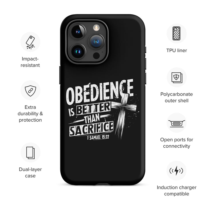 Christian Phone Case Obedience Is Better for iPhone® iPhone® Phone Cases   