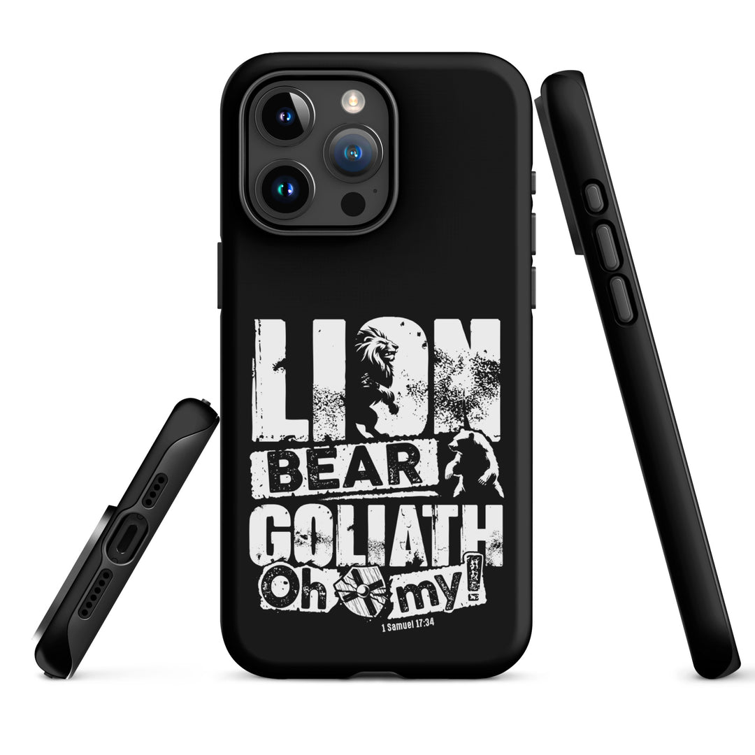 Christian Phone Case Lion Bear Goliath for iPhone® iPhone® Phone Cases   