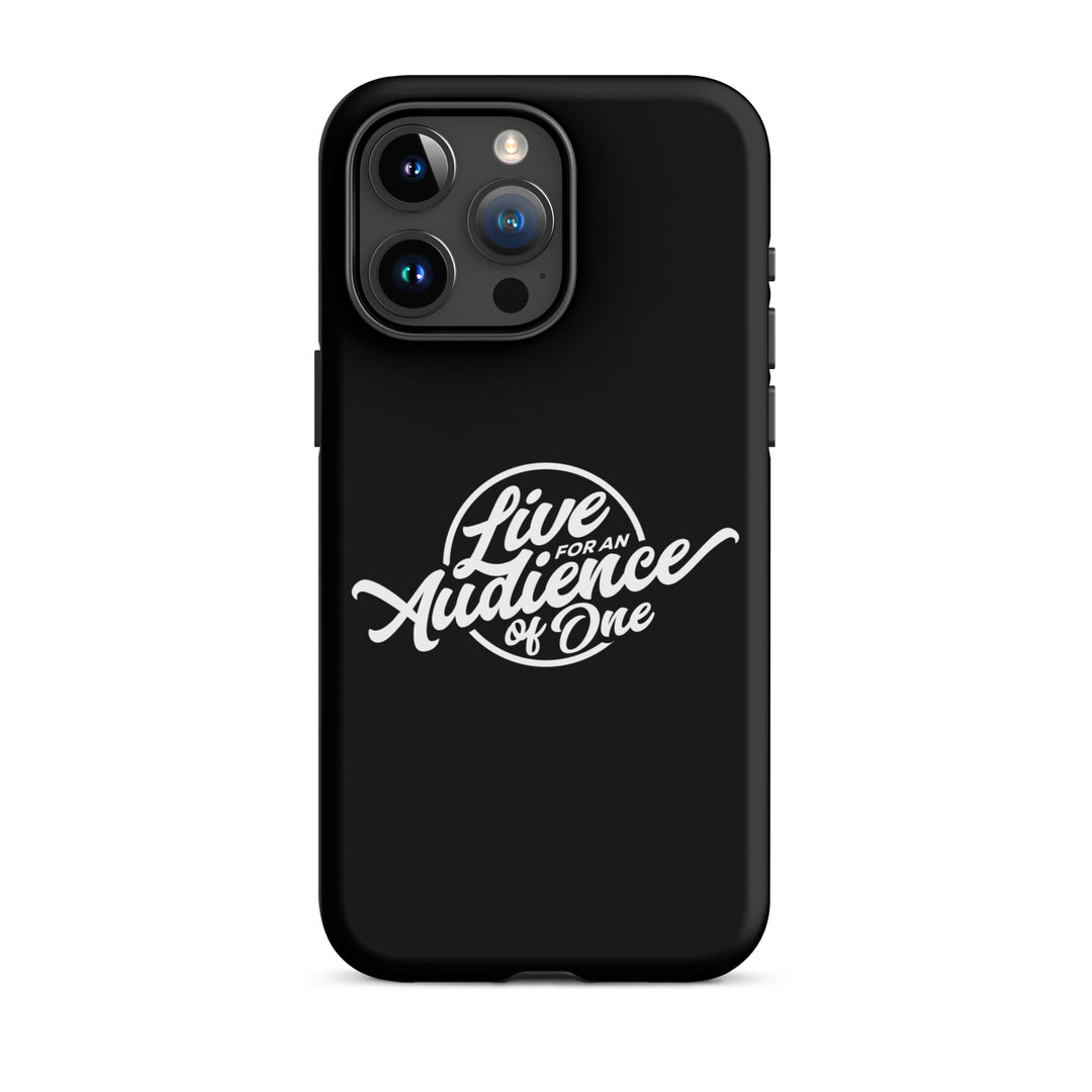 Christian Phone Case Audience of One Black for iPhone® iPhone® Phone Cases Matte iPhone 15 Pro Max 