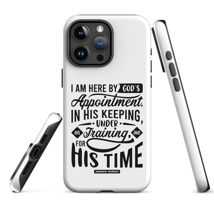 Christian Phone Case His Time White for iPhone® iPhone® Phone Cases   