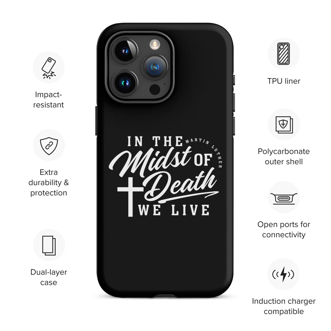 Christian Phone Case Midst of Death Black for iPhone® iPhone® Phone Cases   