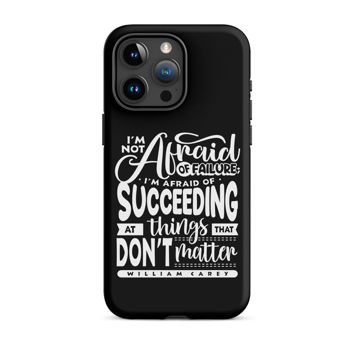 Christian Phone Case Things That Matter Black for iPhone® iPhone® Phone Cases Matte iPhone 15 Pro Max 