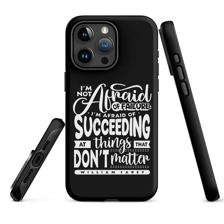 Christian Phone Case Things That Matter Black for iPhone® iPhone® Phone Cases   