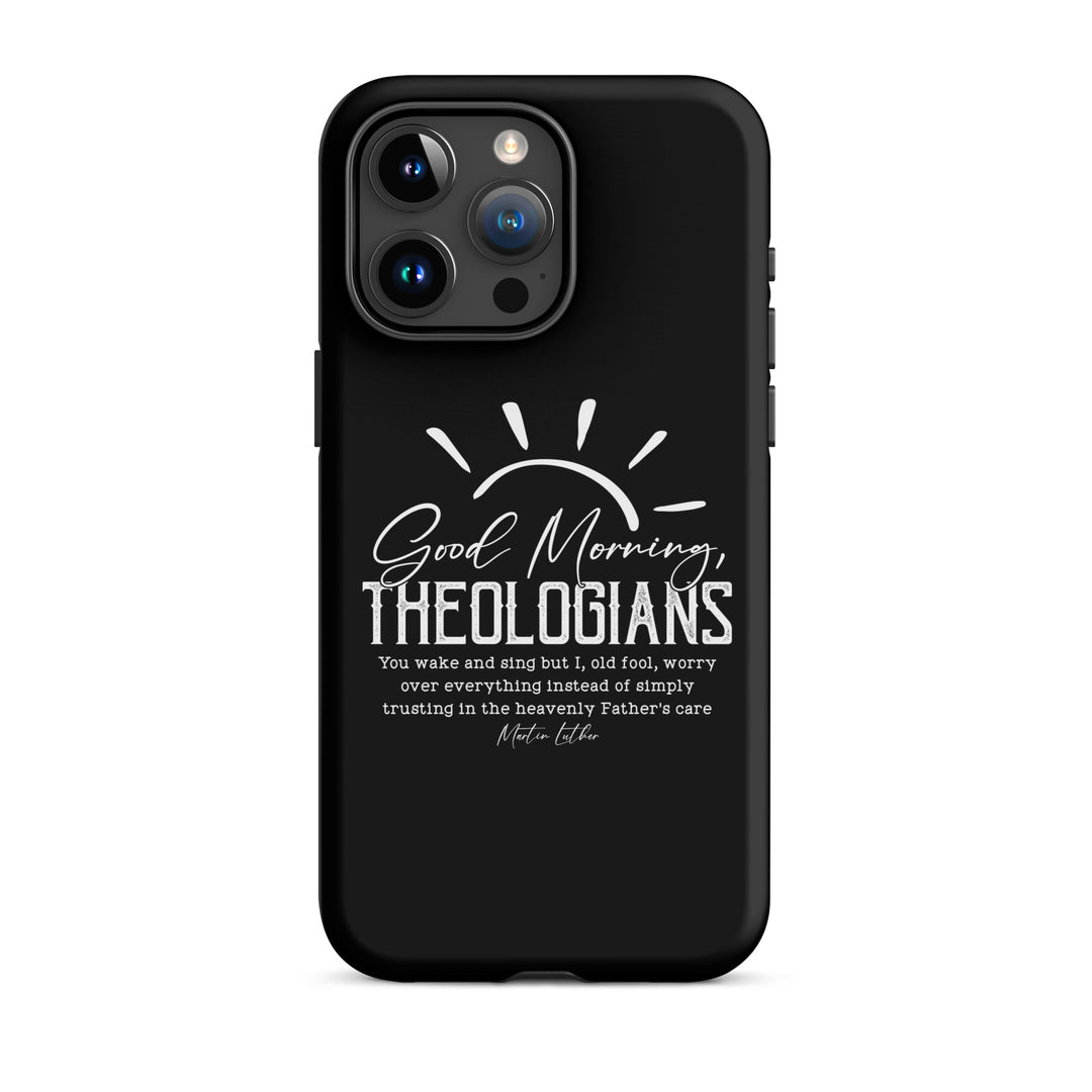 Christian Phone Case Luther's Theologians Black for iPhone® iPhone® Phone Cases Matte iPhone 15 Pro Max 