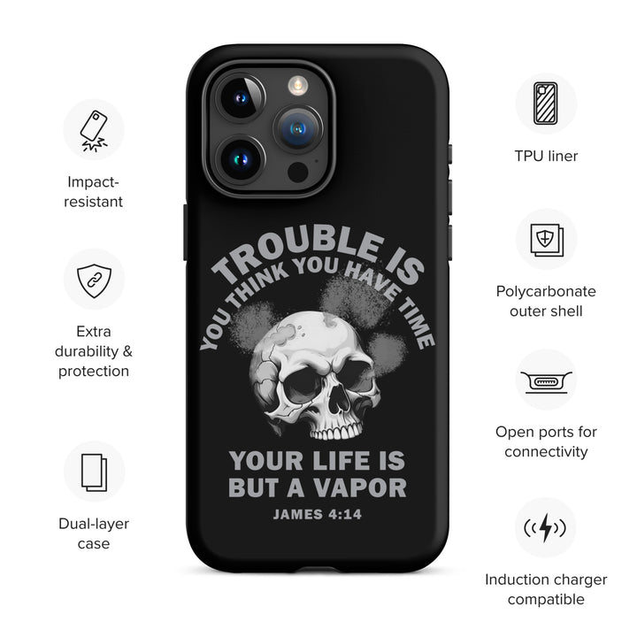 Christian Phone Case Life Is Vapor Black for iPhone® iPhone® Phone Cases   