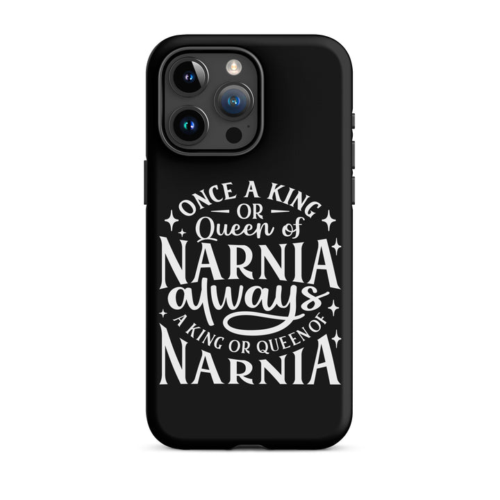 Christian Phone Case King or Queen Narnia Black for iPhone® iPhone® Phone Cases Matte iPhone 15 Pro Max 