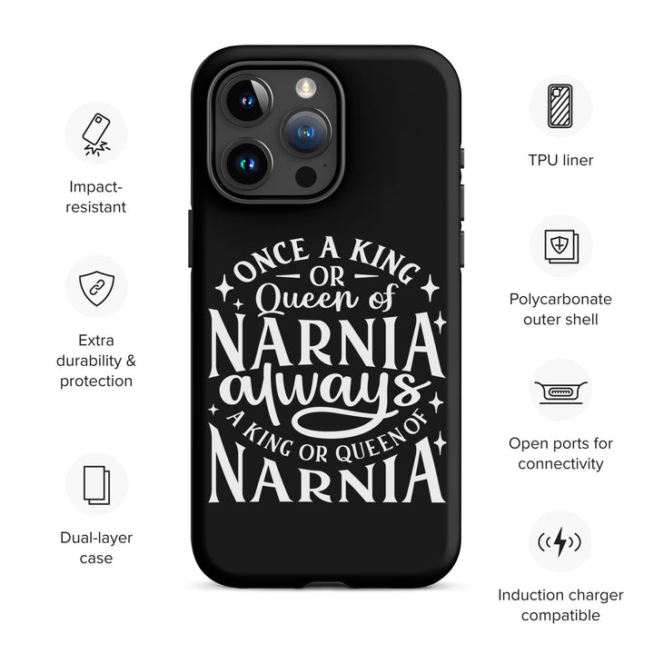 Christian Phone Case King or Queen Narnia Black for iPhone® iPhone® Phone Cases   