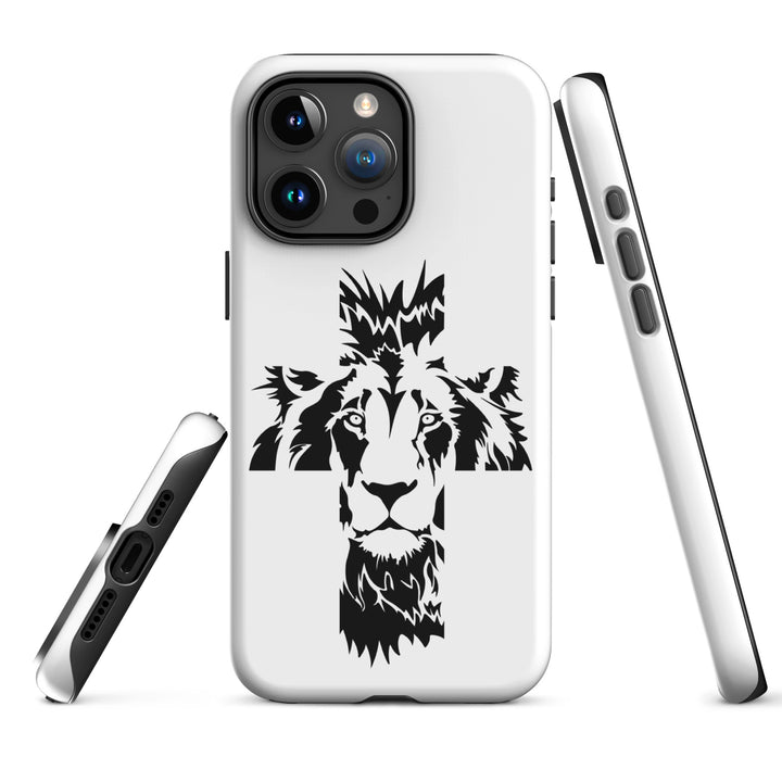 Christian Phone Case Aslan Cross White for iPhone® iPhone® Phone Cases   