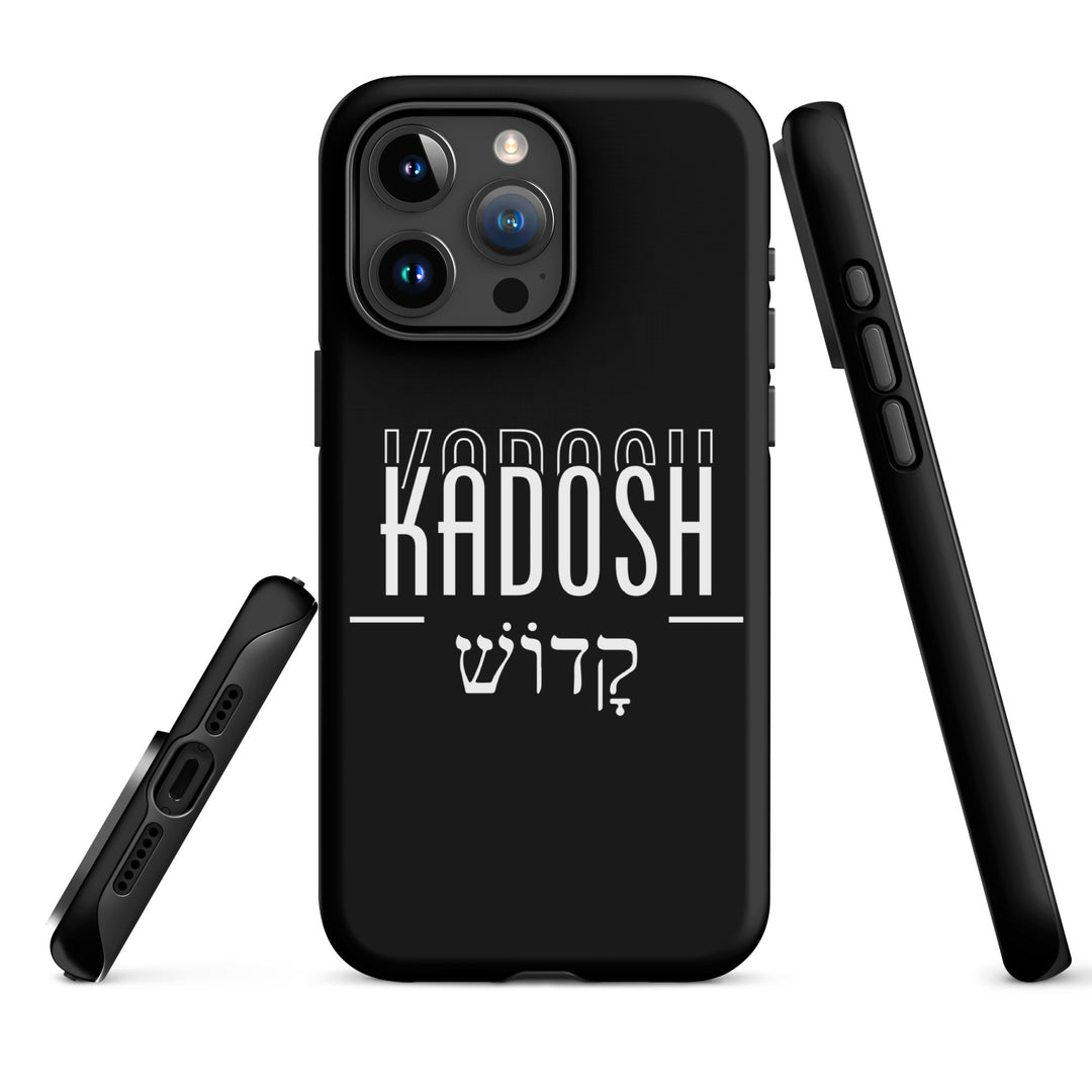 Christian Phone Case Kadosh Hebrew Black for iPhone® iPhone® Phone Cases   