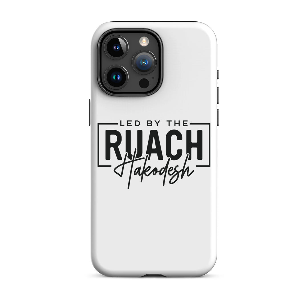 Christian Phone Case Led By Ruach Hakodesh White for iPhone® iPhone® Phone Cases Matte iPhone 15 Pro Max 