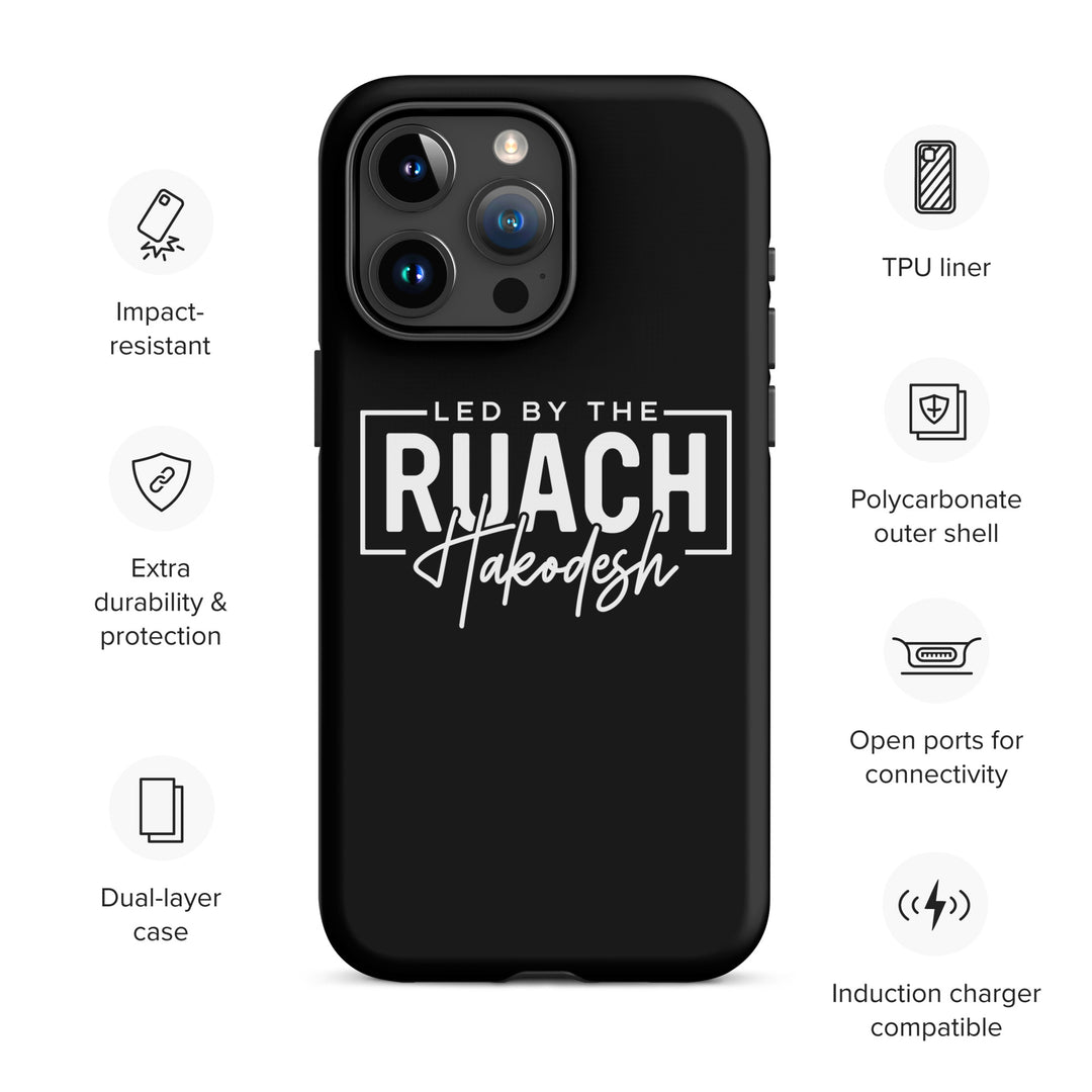 Christian Phone Case Led By Ruach Hakodesh Black for iPhone® iPhone® Phone Cases   