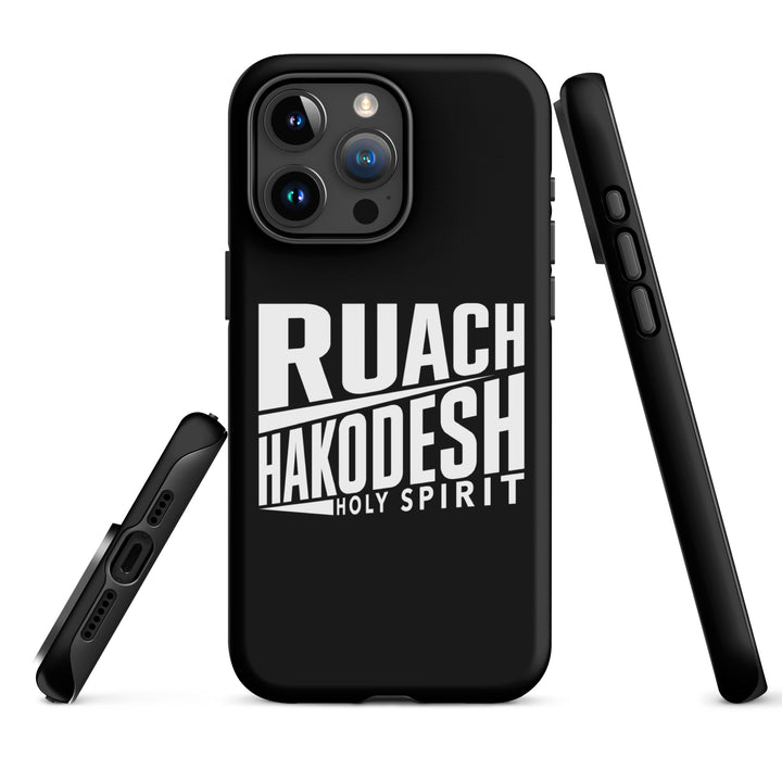 Christian Phone Case Ruach Hakodesh Holy Spirit Black for iPhone® iPhone® Phone Cases   