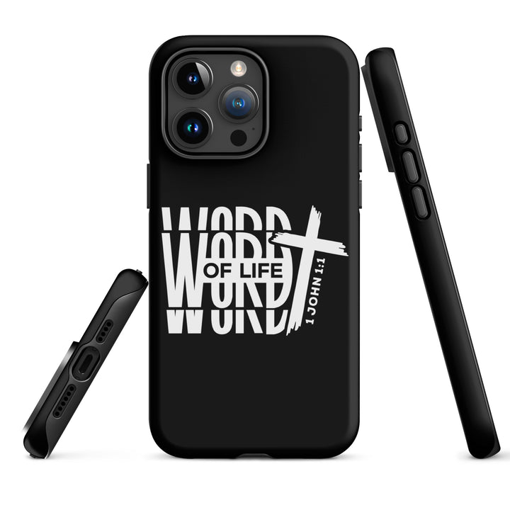 Christian Phone Case Word of Life Black for iPhone® iPhone® Phone Cases   