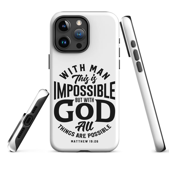 Christian Phone Case All Things Possible White for iPhone® iPhone® Phone Cases   