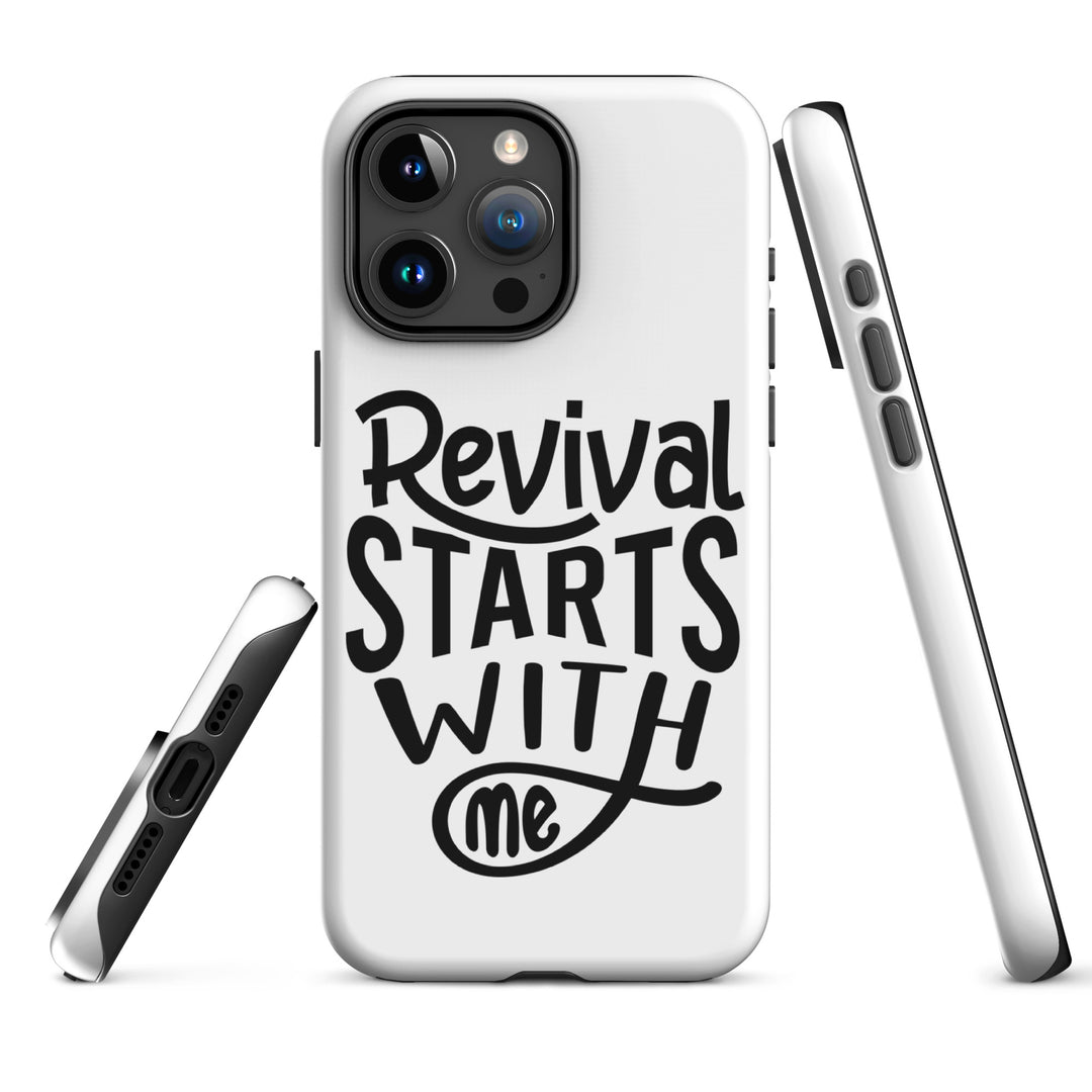 Christian Phone Case Revival Starts With Me White for iPhone® iPhone® Phone Cases   