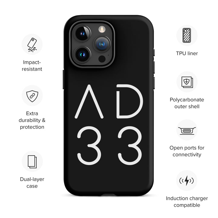 Christian Phone Case AD 33 Black for iPhone® iPhone® Phone Cases   