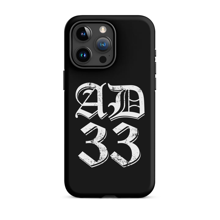 Christian Phone Case AD 33 Old English Black for iPhone® iPhone® Phone Cases Matte iPhone 15 Pro Max 