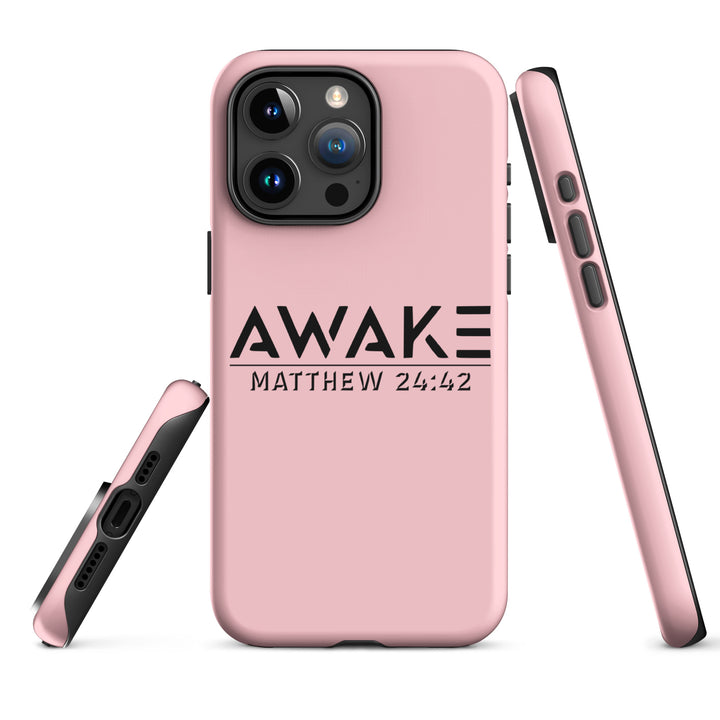 Christian Phone Case Awake Pink for iPhone® iPhone® Phone Cases   