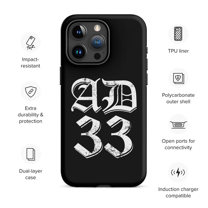 Christian Phone Case AD 33 Old English Black for iPhone® iPhone® Phone Cases   