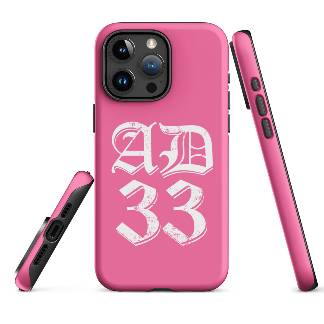 Christian Phone Case AD 33 Old English Pink for iPhone® iPhone® Phone Cases   