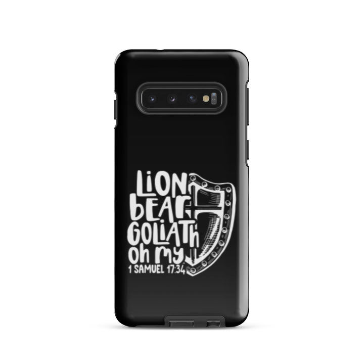 Christian Phone Case Lion Bear Goliath Oh My for Samsung® Samsung® Phone Cases Glossy Samsung Galaxy S10 