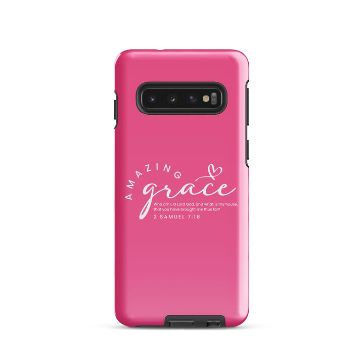 Christian Phone Case Amazing Grace Pink for Samsung® Samsung® Phone Cases Glossy Samsung Galaxy S10 