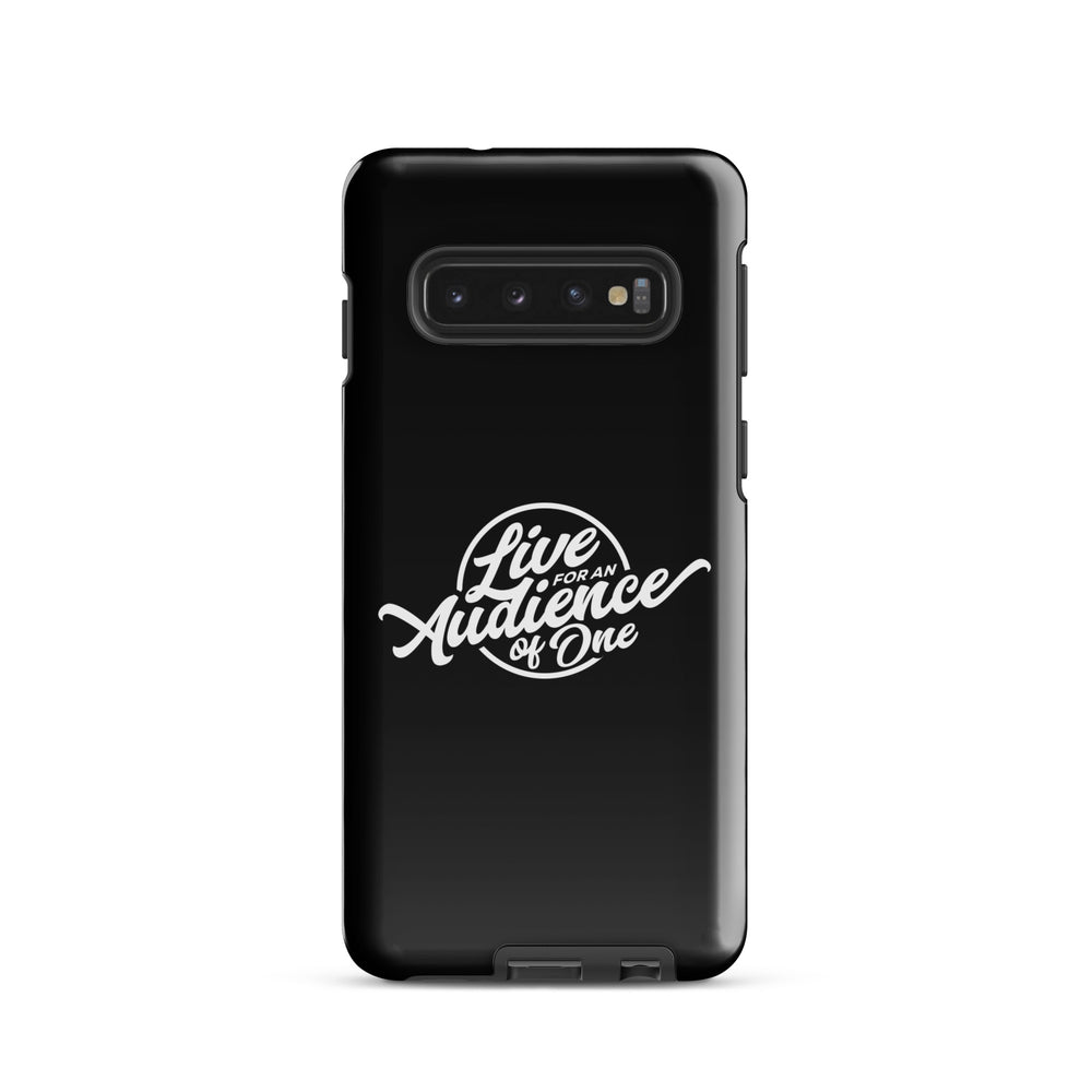 Christian Phone Case Audience of One Black for Samsung® Samsung® Phone Cases Glossy Samsung Galaxy S10 